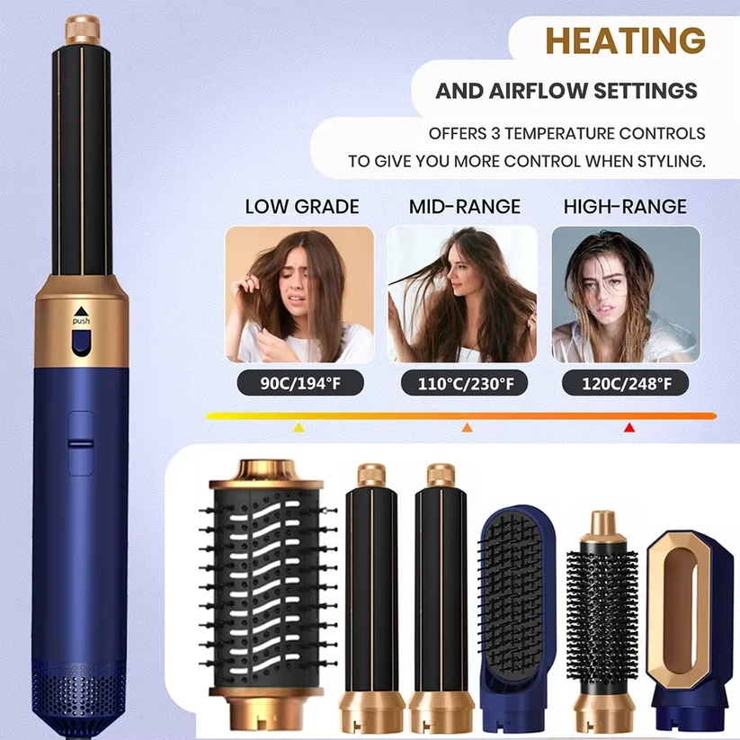 6-in-1 Hair Dryer & Styling Tool